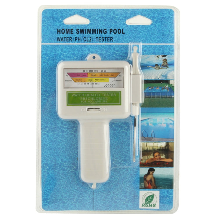 Tester PH / CL2 dell'acqua della piscina domestica, lunghezza cavo: 1,2 m