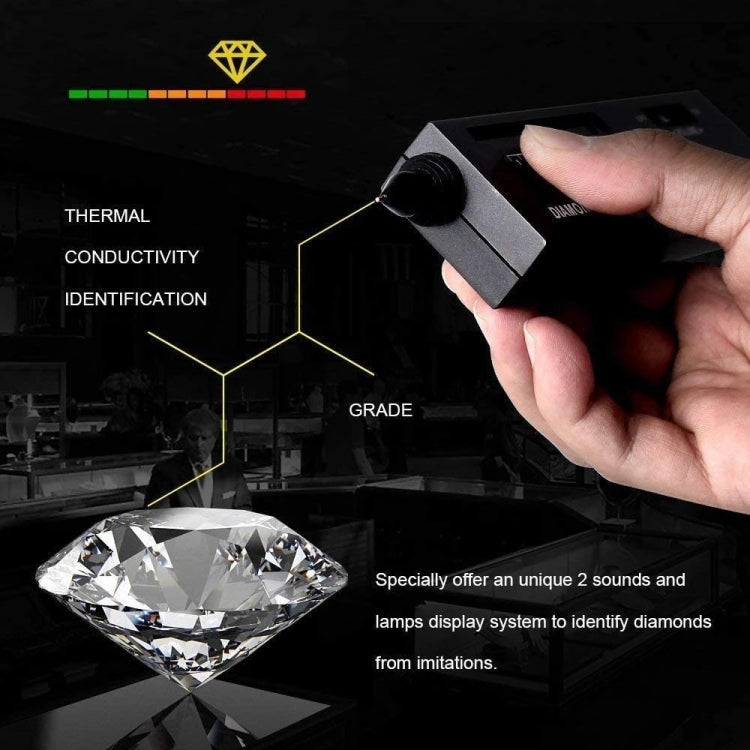 Selettore Diamond II con indicatore LED, batteria DC 9V, II Tester