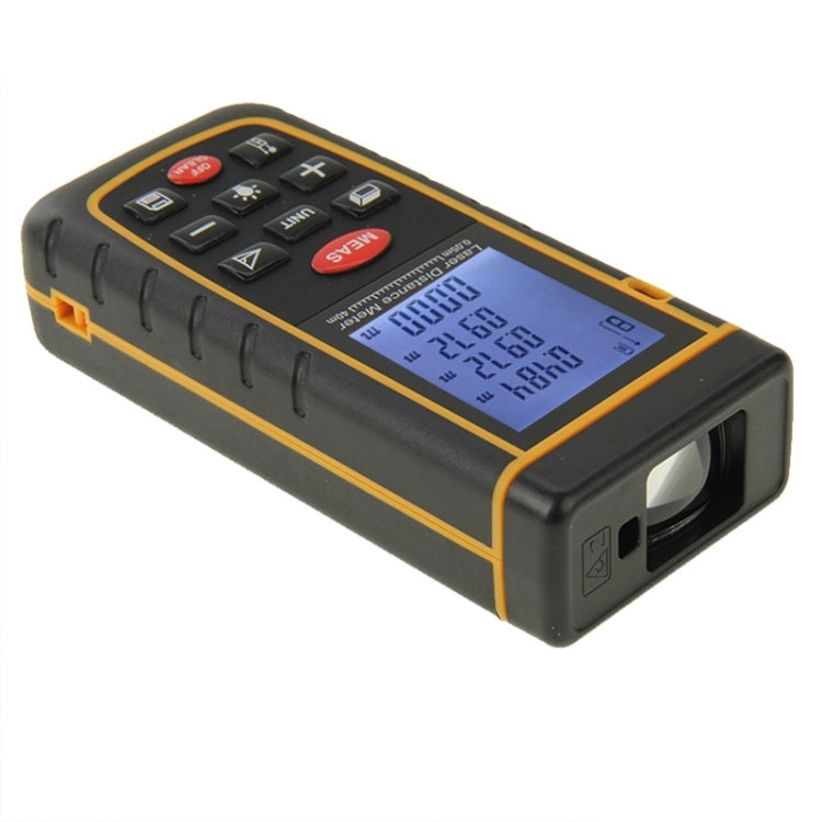 Misuratore di distanza laser portatile LCD da 1,9 pollici RZ-A40 da 40 m con bolla di livello