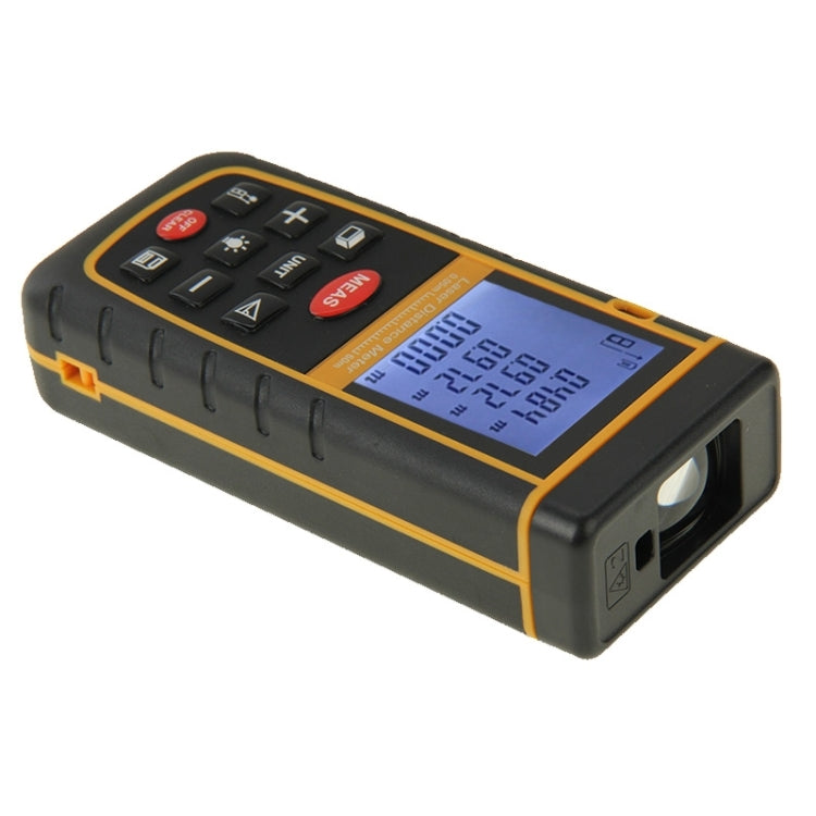 Distanziometro laser portatile LCD da 1,9 pollici RZ-A60 da 60 m con bolla di livello
