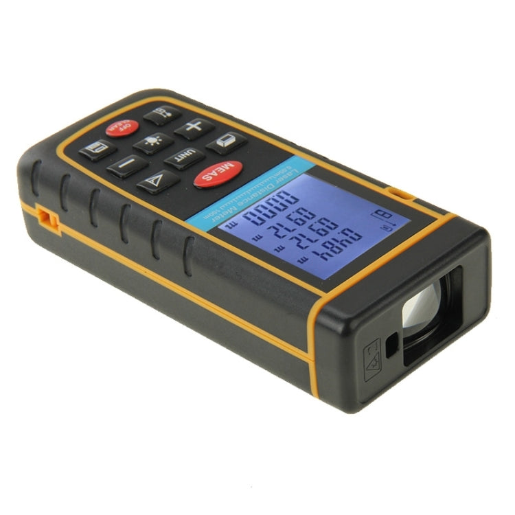 Distanziometro laser portatile LCD da 1,9 pollici RZ-A100 da 100 m con bolla di livello
