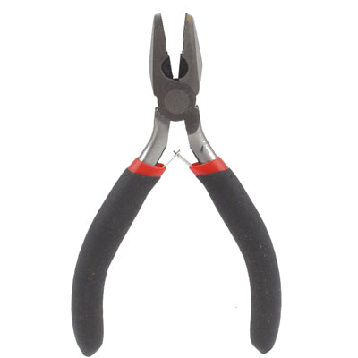 Pinza combinata per taglio filo con impugnatura antiscivolo a ganascia seghettata da 4,5 pollici, 4.5 inch
