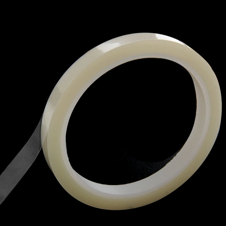 Nastro in poliimmide trasparente dedicato al calore da 10 mm resistente alle alte temperature con adesivo siliconico, lunghezza: 33 m, 10mm
