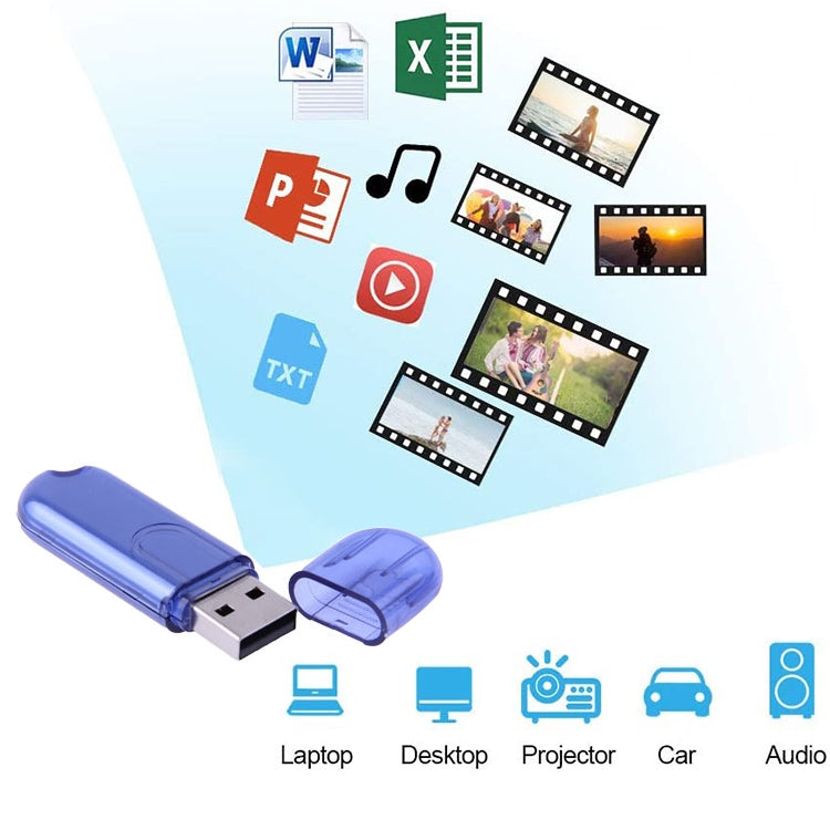 Disco flash USB da 16 GB, 16GB (Blue)