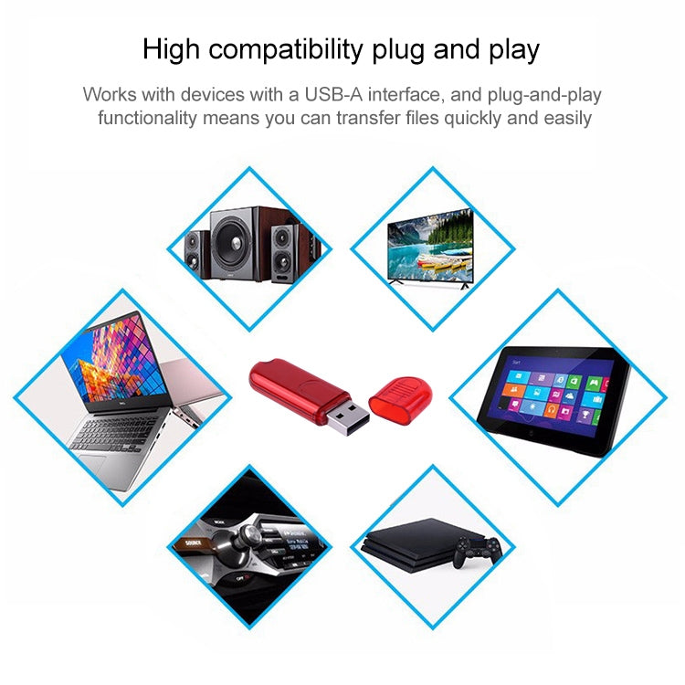 Disco flash USB da 8 GB, 8GB (Red)