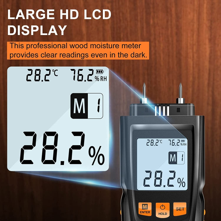 Misuratore digitale di umidità del legno GM610, GM610