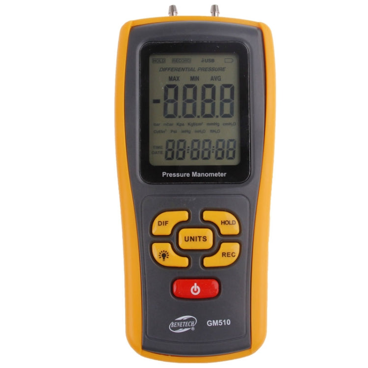 Manometro di pressione con display LCD BENETECH GM510