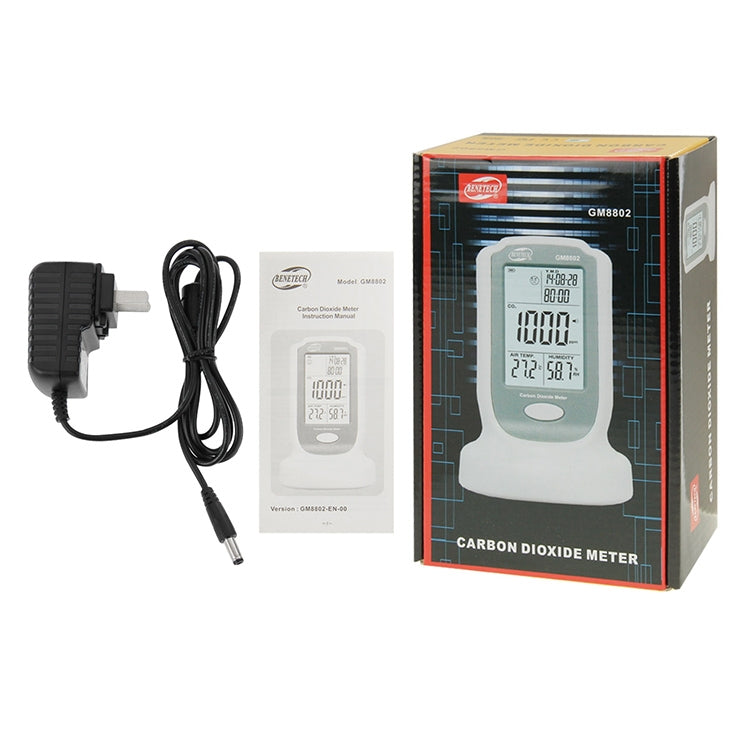 BENETECH GM8802 Misuratore di anidride carbonica