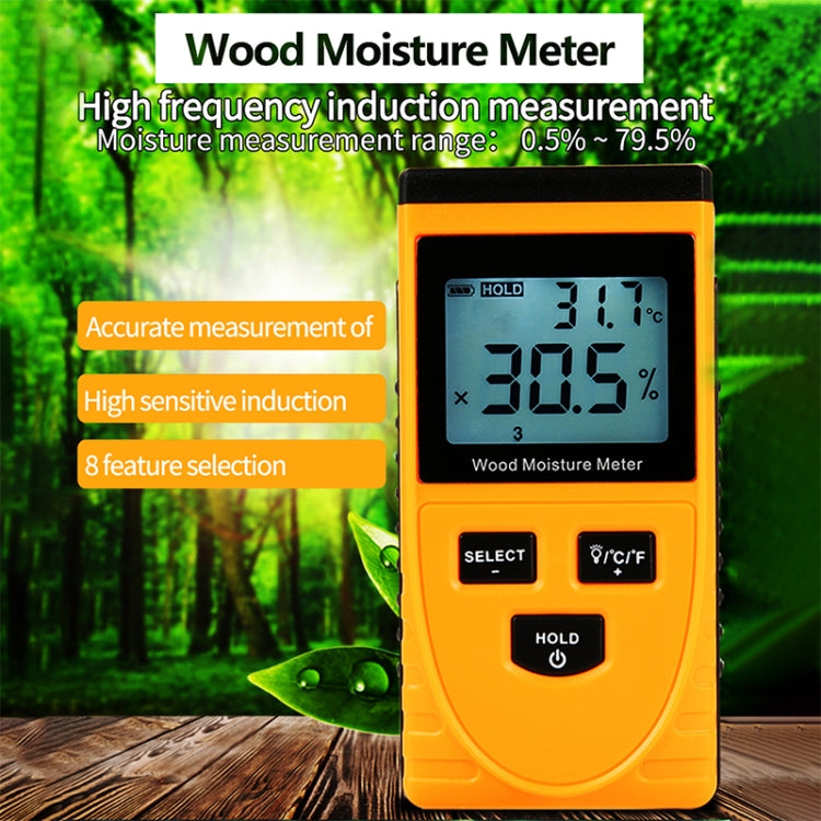 Misuratore digitale di umidità del legno GM630 con display LCD