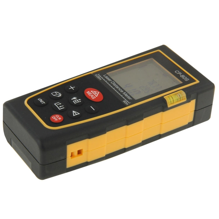 Misuratore di distanza laser portatile digitale CP-80S, distanza di misurazione massima: 80 m