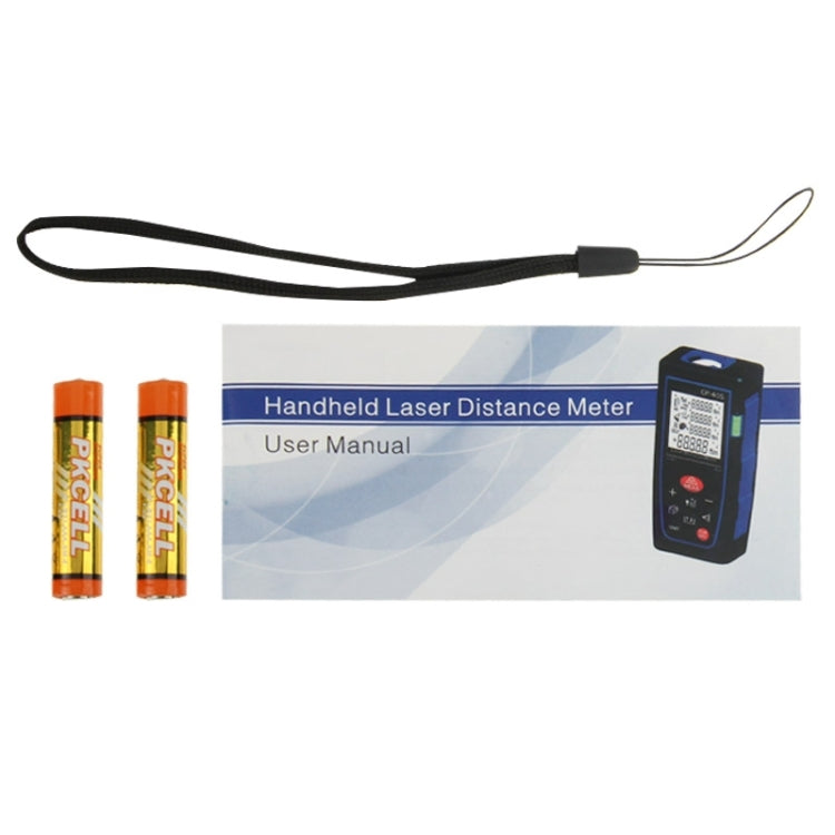 Misuratore di distanza laser portatile digitale CP-80S, distanza di misurazione massima: 80 m