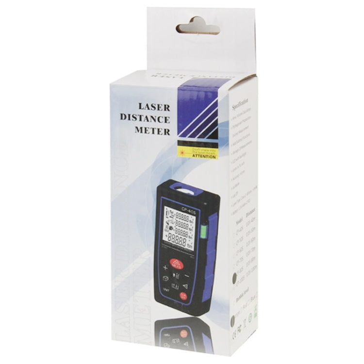 Misuratore di distanza laser portatile digitale CP-80S, distanza di misurazione massima: 80 m