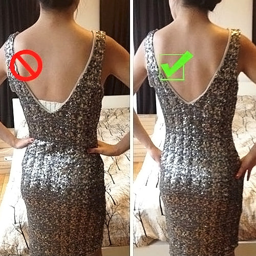 Soluzione di conversione V senza schienale con convertitore per cinturino regolabile per reggiseno sulla schiena bassa