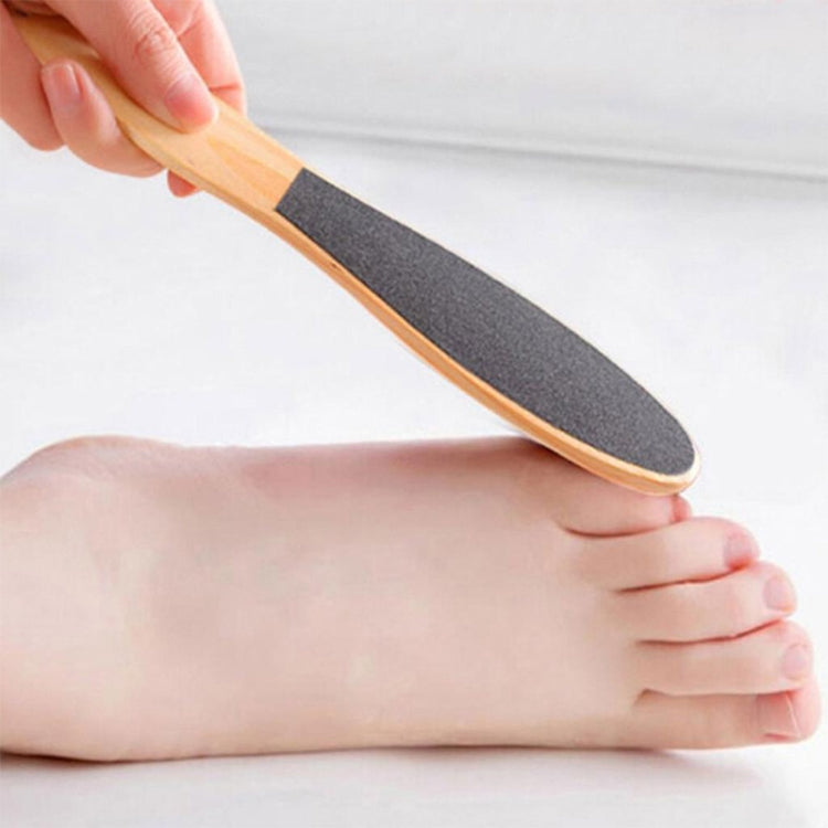 Massaggiatore per piedi con tavola di legno smerigliata a doppia faccia. Consegna casuale dei colori
