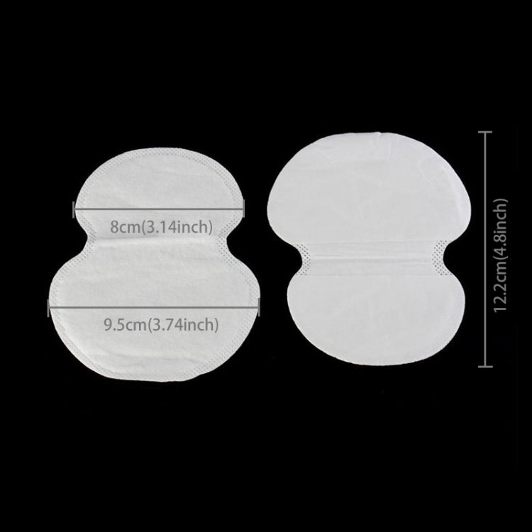 Assorbenti antisudore in cotone autoadesivi monouso per ascelle da 50 pezzi