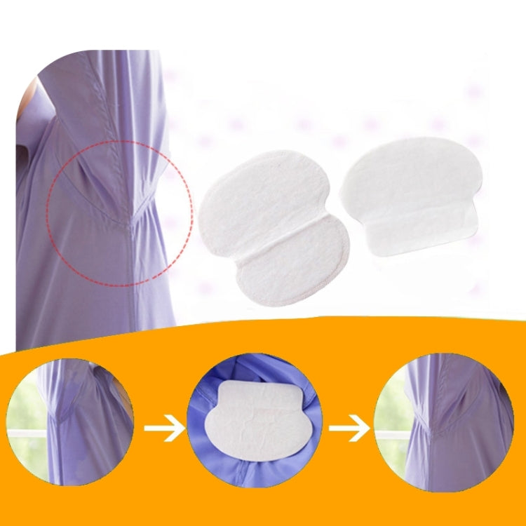 Assorbenti antisudore in cotone autoadesivi monouso per ascelle da 50 pezzi