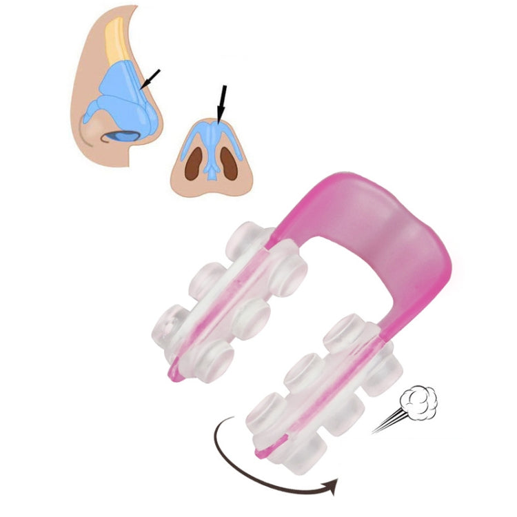 Clip per naso a ponte superiore in plastica a forma di U per ragazze, signore e donne