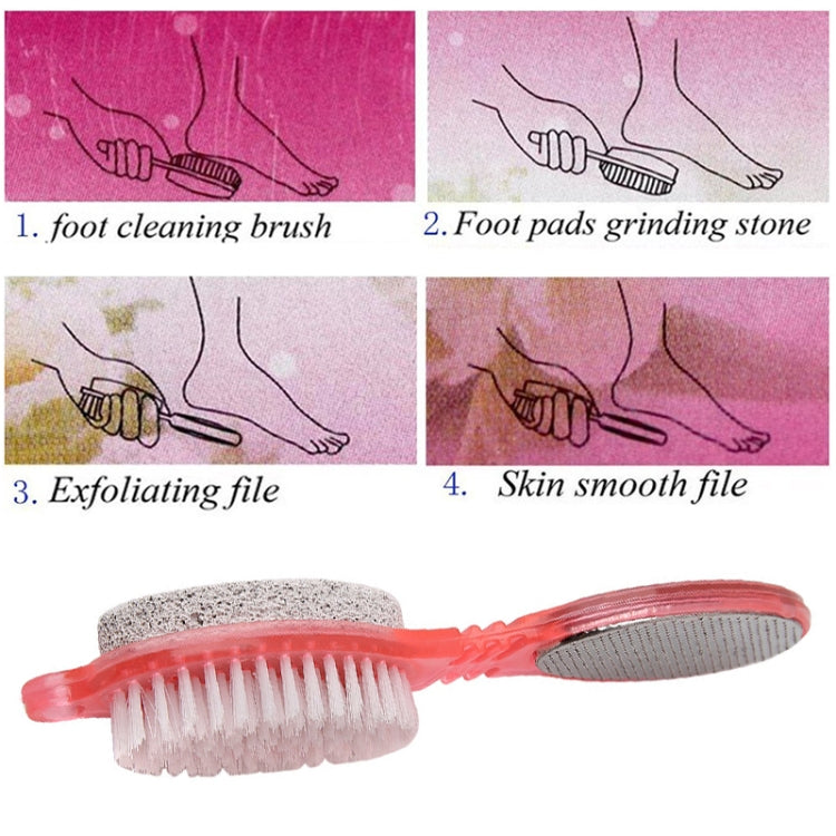 Paletta per pedicure in quattro passaggi (consegna colore casuale)