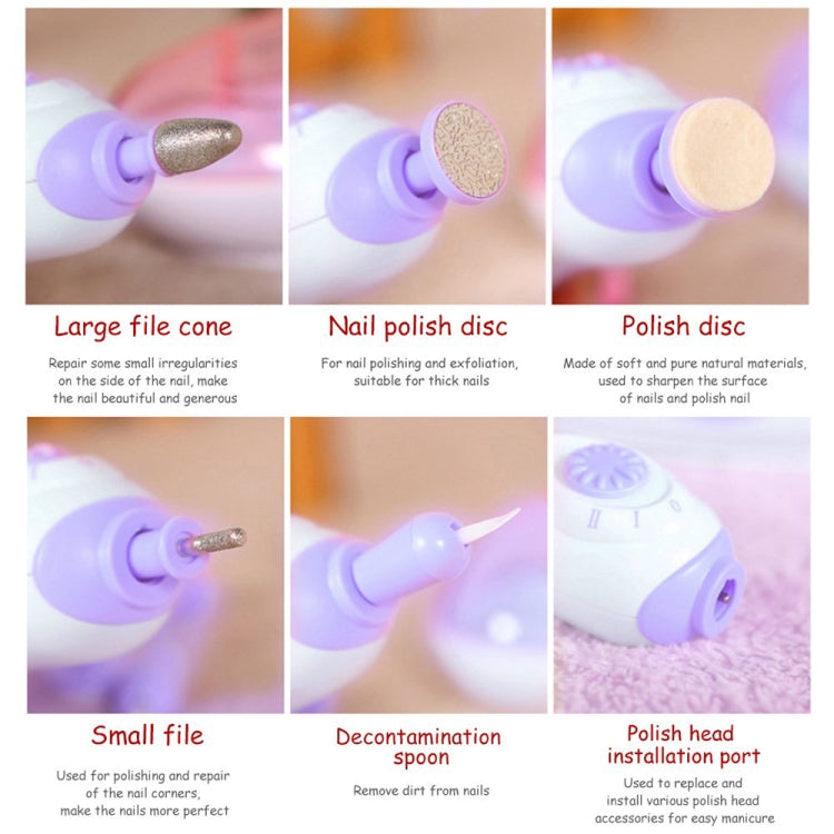 Set di strumenti per la salute delle unghie dei piedi 6 in 1