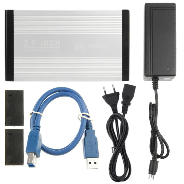 Custodia esterna SATA HDD da 3,5 pollici ad alta velocità, supporto USB 3.0, SATA (USB 3.0)