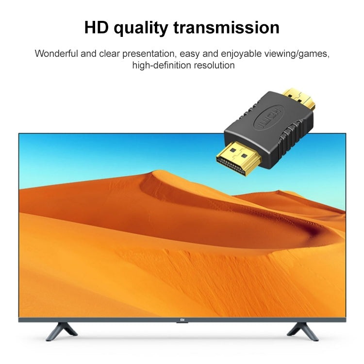 Adattatore HDMI 19 pin maschio a HDMI 19 pin maschio placcato oro, supporto Full HD 1080P, HDMI Male to Male
