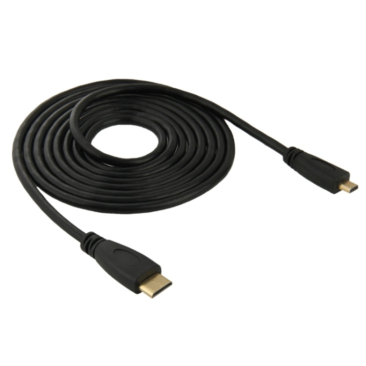 Cavo adattatore Mini HDMI maschio a Micro HDMI maschio da 1,8 m, Mini HDMI Male, Length: 1.8m