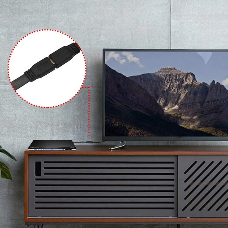 Cavo adattatore connettore HDMI 19 pin maschio a HDMI 19 pin femmina ad alta velocità V1.4 da 30 cm, HDMI AM to AF