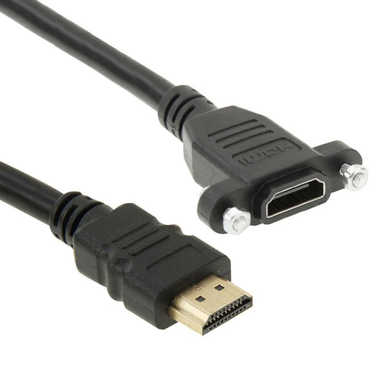 Cavo adattatore connettore HDMI 19 pin femmina ad HDMI 19 pin femmina ad alta velocità da 1 m, HDMI AF to AF with Dual Ear Hole