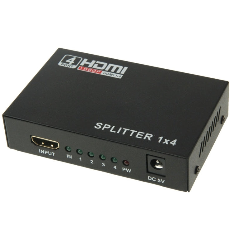 Mini splitter HD 1080P 1x4 HDMI V1.4 per HDTV/STB/DVD/proiettore/DVR, 1x4 HDMI (Mini)
