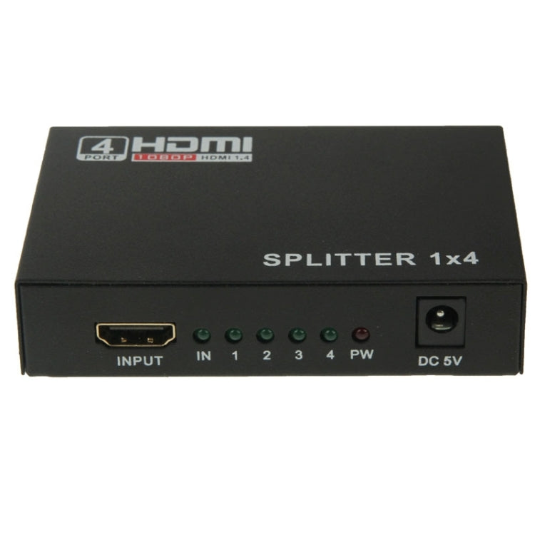Mini splitter HD 1080P 1x4 HDMI V1.4 per HDTV/STB/DVD/proiettore/DVR, 1x4 HDMI (Mini)