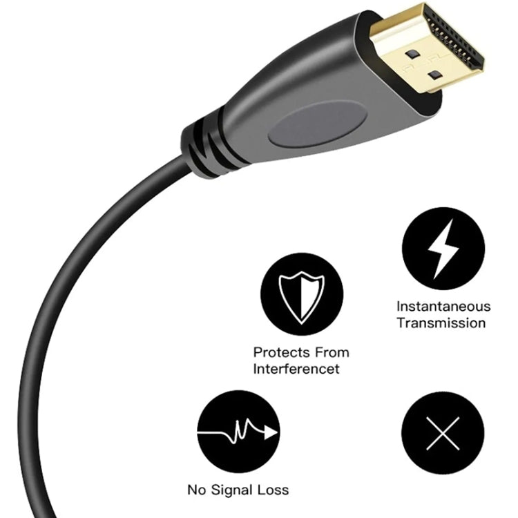 Versione 1.4, cavo a spirale da 19 pin HDMI maschio a HDMI maschio placcato oro, supporto 3D/Ethernet, lunghezza: 60 cm (estensibile fino a 2 m), HDMI AM to AM