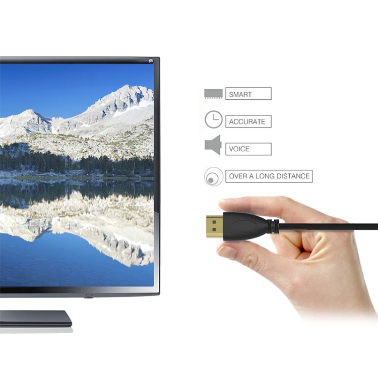 Versione 1.4, cavo a spirale placcato in oro da micro HDMI maschio a HDMI maschio, supporto 3D/Ethernet, lunghezza: 60 cm (può essere esteso fino a 2 m), Micro HDMI AM to HDMI AM
