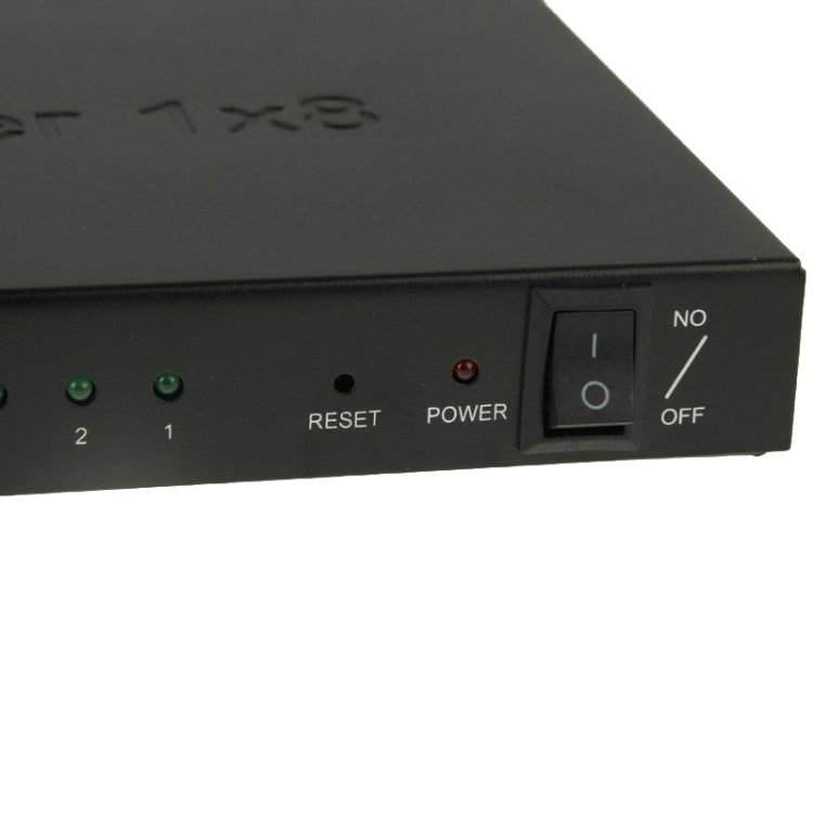 V1.4 Full HD 1080P 1 x 8 Splitter amplificatore HDMI, supporto 3D, 1x8 HDMI, Support 3D