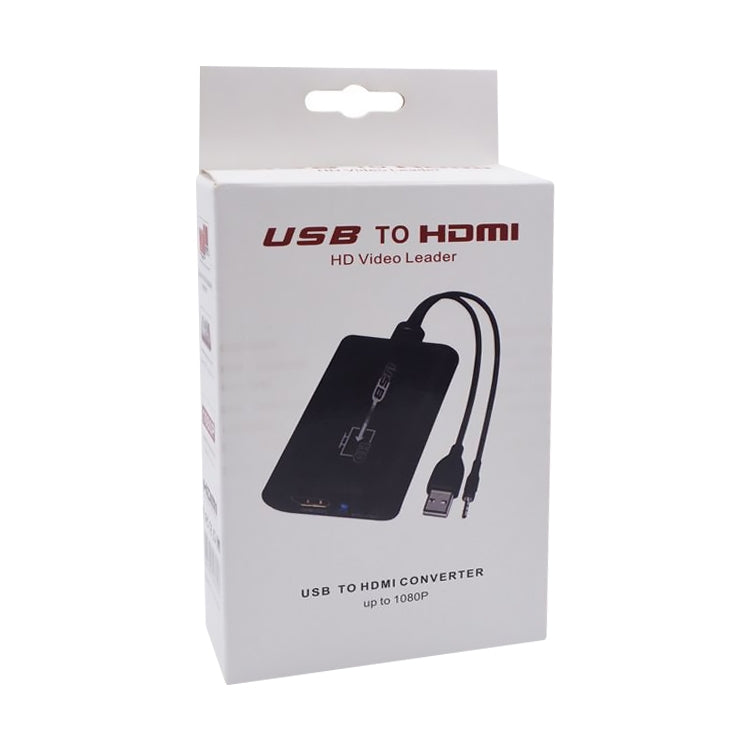 Leader video HD da USB 2.0 a HDMI per HDTV, supporto Full HD 1080P, USB 2.0