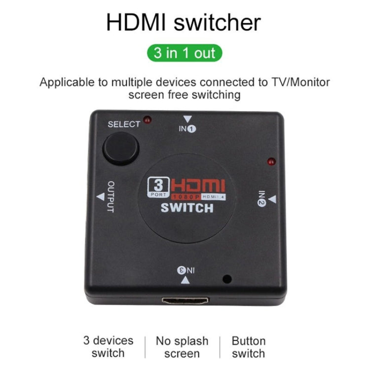 Switch HDMI 1080P a 3 porte, 3 Port 1080P HDMI