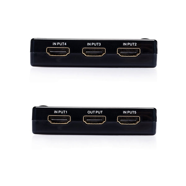 Switch HDMI 1080P a 5 porte con telecomando, supporto HDTV, Support HDTV