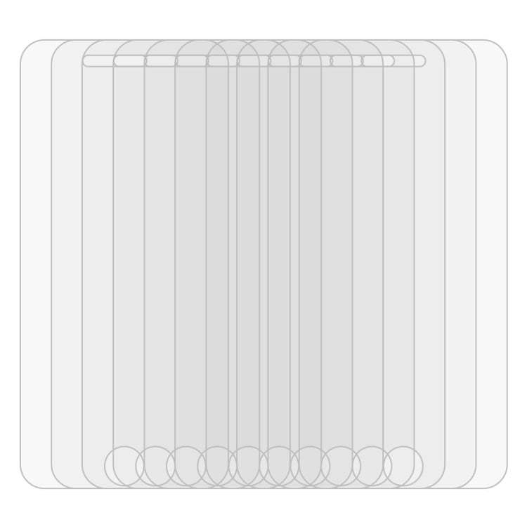 50 PZ per iPhone SE e 5 e 5S e 5C 0,26 mm 9H Durezza superficiale 2,5D Pellicola in vetro temperato antideflagrante, senza confezione al dettaglio, 50pcs No Retail Package