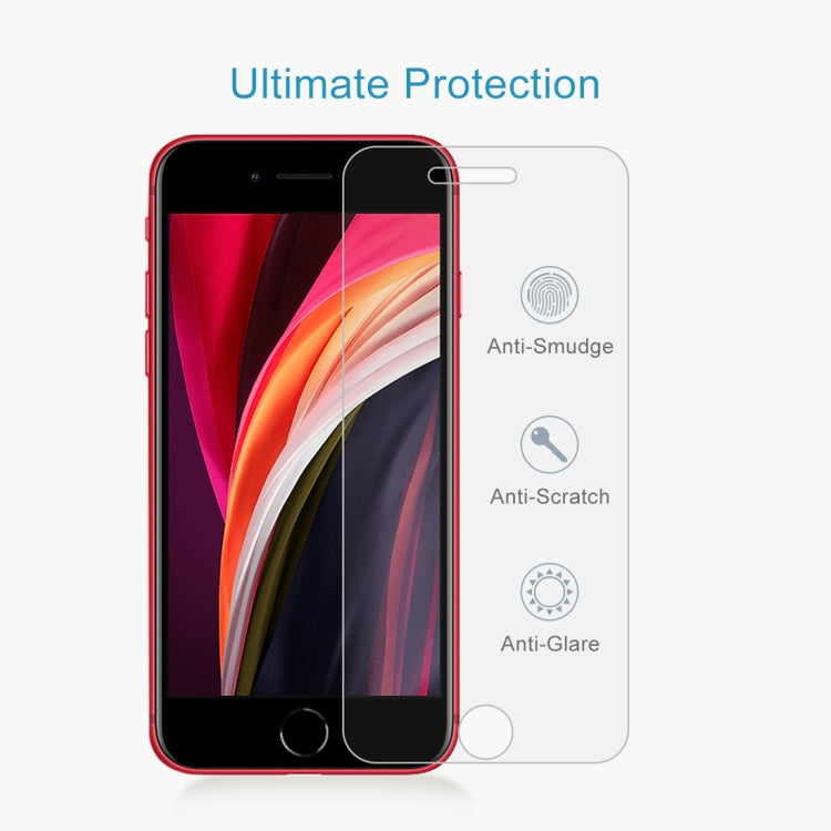 50 PZ per iPhone SE e 5 e 5S e 5C 0,26 mm 9H Durezza superficiale 2,5D Pellicola in vetro temperato antideflagrante, senza confezione al dettaglio, 50pcs No Retail Package