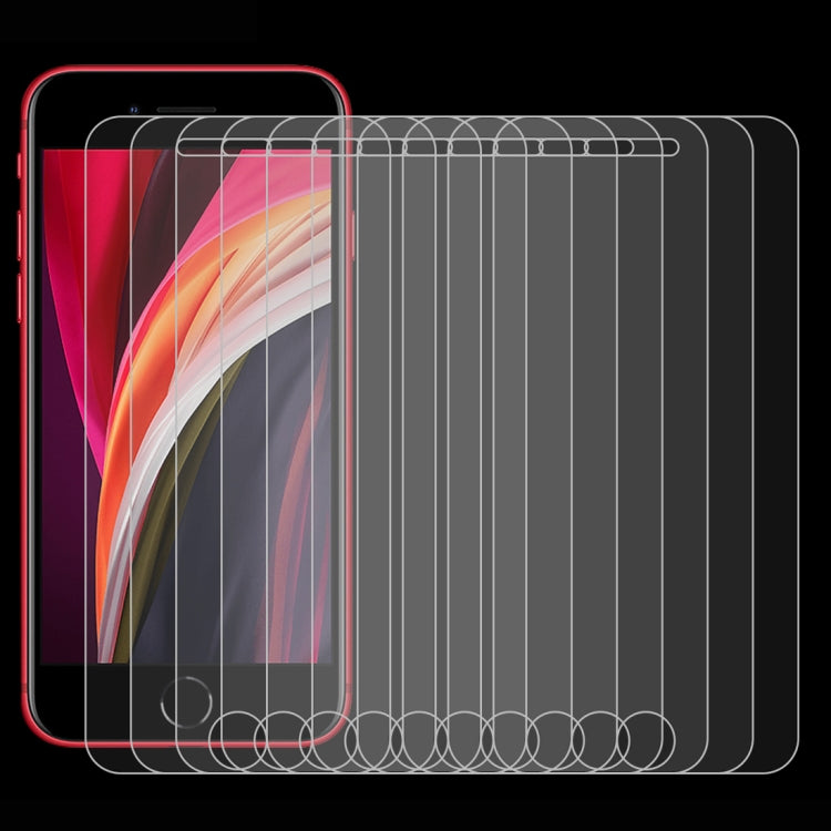 50 PZ per iPhone SE e 5 e 5S e 5C 0,26 mm 9H Durezza superficiale 2,5D Pellicola in vetro temperato antideflagrante, senza confezione al dettaglio, 50pcs No Retail Package