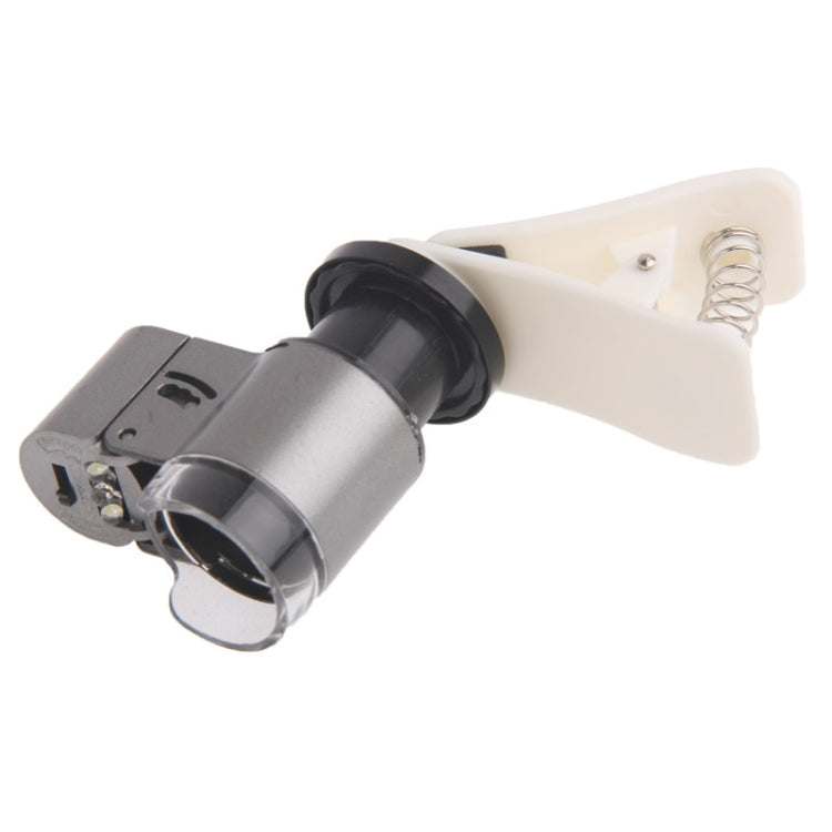 Lente d'ingrandimento per microscopio digitale per telefono cellulare con zoom 65X con luce LED e clip per Galaxy Note III / N9000 / i9500 / iPhone 5 e 5S e 5C