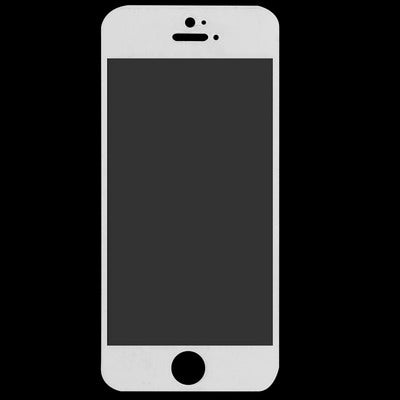 Pellicola protettiva in vetro temperato per iPhone 5 & 5S & 5C, For iPhone 5 & 5S & 5C White (1 PC)