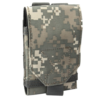 Camouflage Army Combat Travel Utility Gancio e anello di chiusura Marsupio Marsupio per cellulare Soldi
