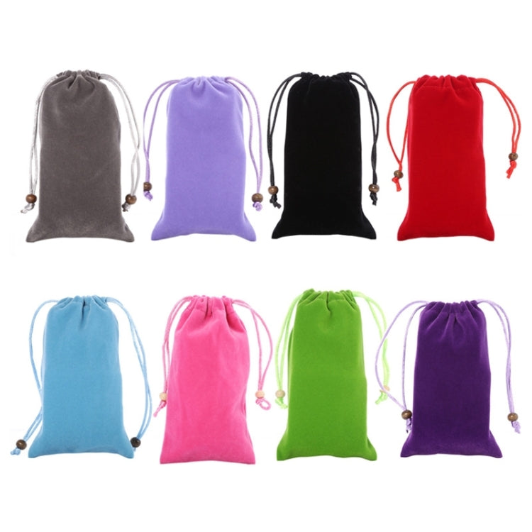 Borsa da trasporto universale in tessuto floccato di cotone per il tempo libero con cordino per iPhone 6 / Galaxy S6 / S5 / G900 / S IV / i9500 / SIII / i9300