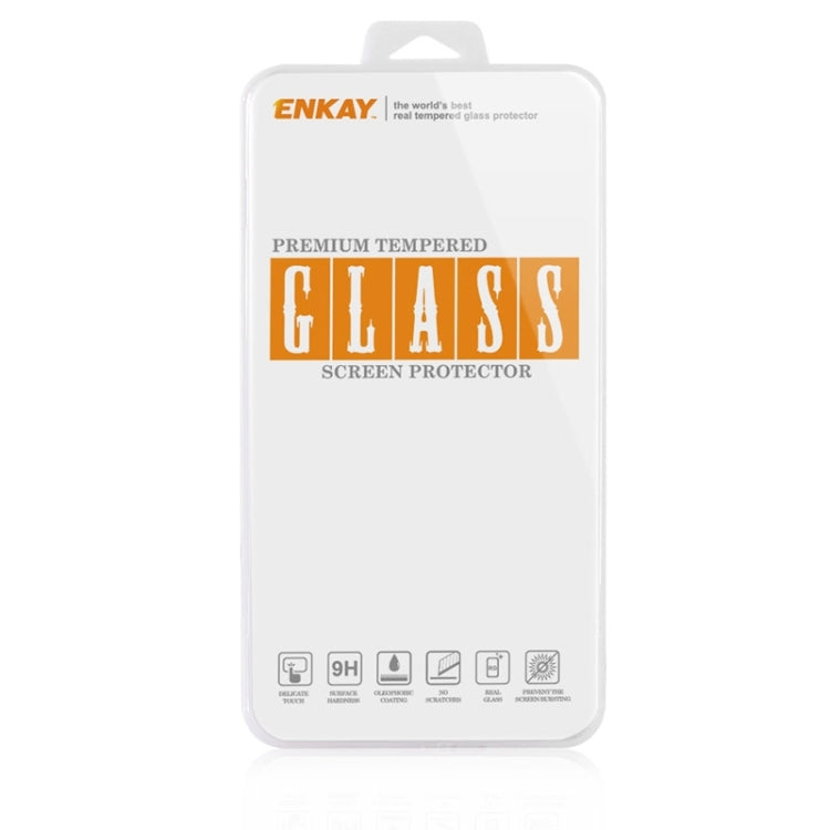 ENKAY Pellicola in vetro temperato antideflagrante 0,26 mm 9H durezza superficiale 2,5D per iPhone 6S Plus, For 6P & 6sP