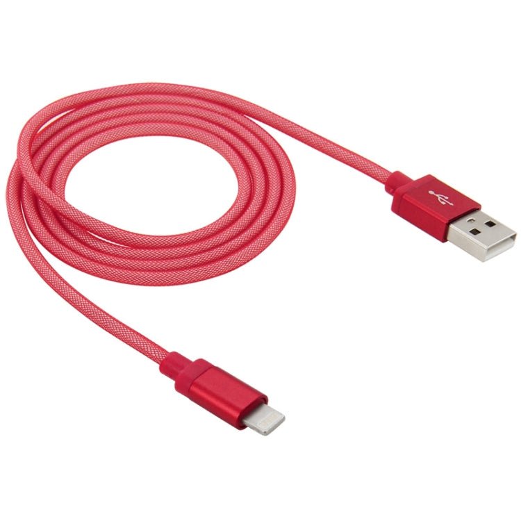 Cavo dati/caricatore Net Style Metal Head da 8 pin a USB, lunghezza cavo: 1 m