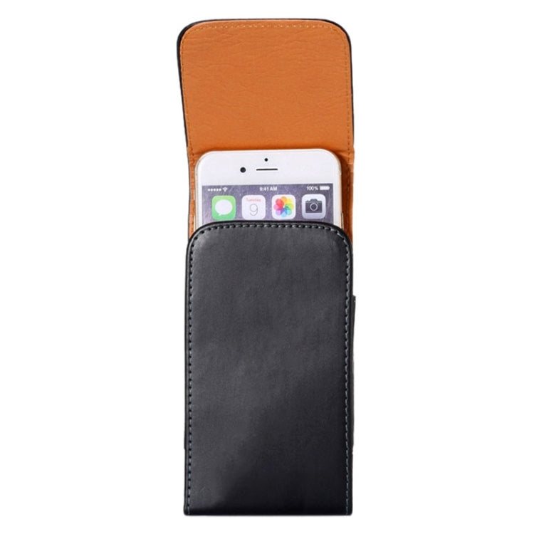 Custodia in pelle/marsupio verticale con texture Crazy Horse con stecca posteriore per iPhone 6