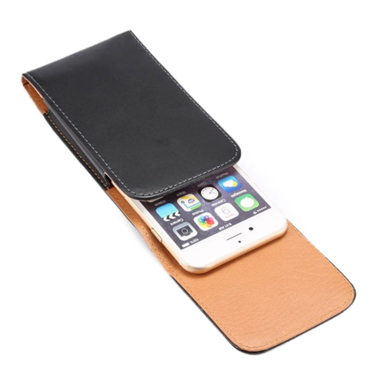 Custodia in pelle/marsupio verticale con texture Crazy Horse con stecca posteriore per iPhone 6