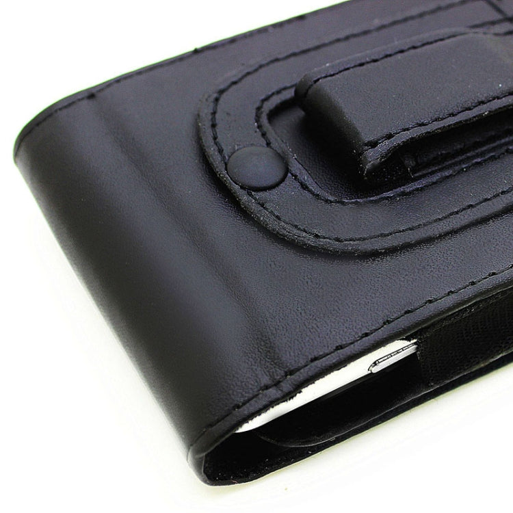 Custodia in pelle universale stile verticale con clip da cintura per iPhone 6 Plus / Galaxy Note 4 / Note 3