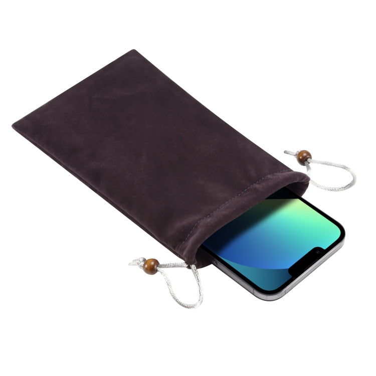 Borsa da trasporto universale in tessuto floccato di cotone per il tempo libero con cordino per iPhone 6 Plus, iPhone 6S Plus, Galaxy Note 8, Galaxy S6 edge Plus / A8 / Note 5 / Note 4 / Galaxy Mega 6.3 / i9200