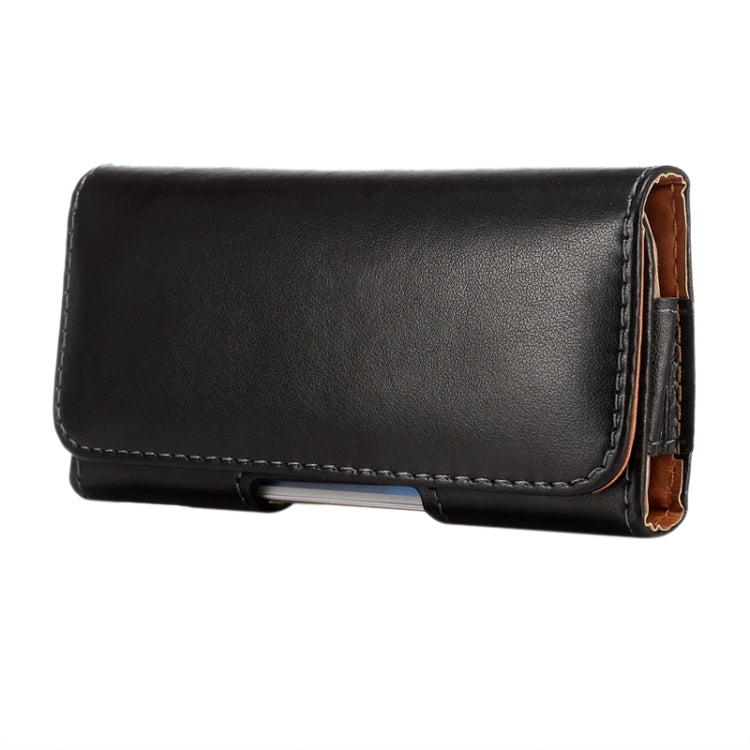 Marsupio stile orizzontale in pelle di agnello con stecca posteriore per iPhone 6 Plus / 6S Plus / Galaxy Note 8 / Galaxy Note 4 / Note 5 / S6 Edge+ / A8